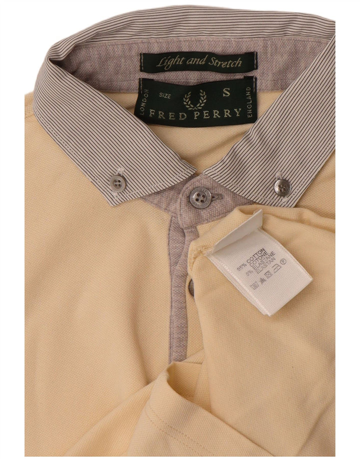 Fred Perry Polo Para Hombre Pequeño De Algodón Blanco Roto