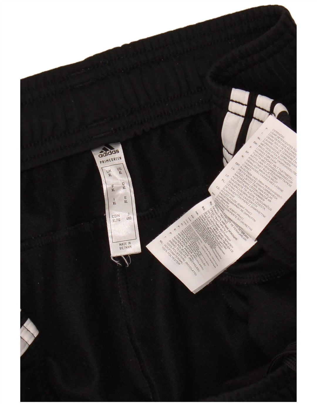 Adidas Mens Tracksuit Trousers XL Black Polyester