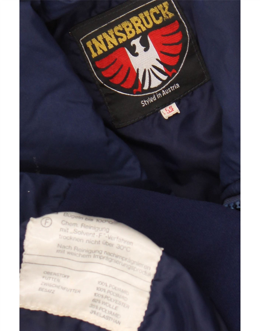 Innsbruck Chaqueta cortavientos para hombre EU 54 2XL Poliamida a rayas azul marino