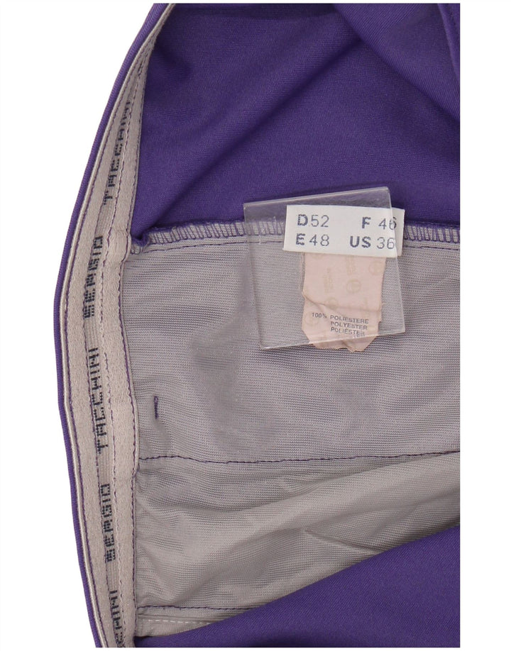Sergio Tacchini Pantalones cortos deportivos para hombre EU 48 Medium W30 Poliéster morado
