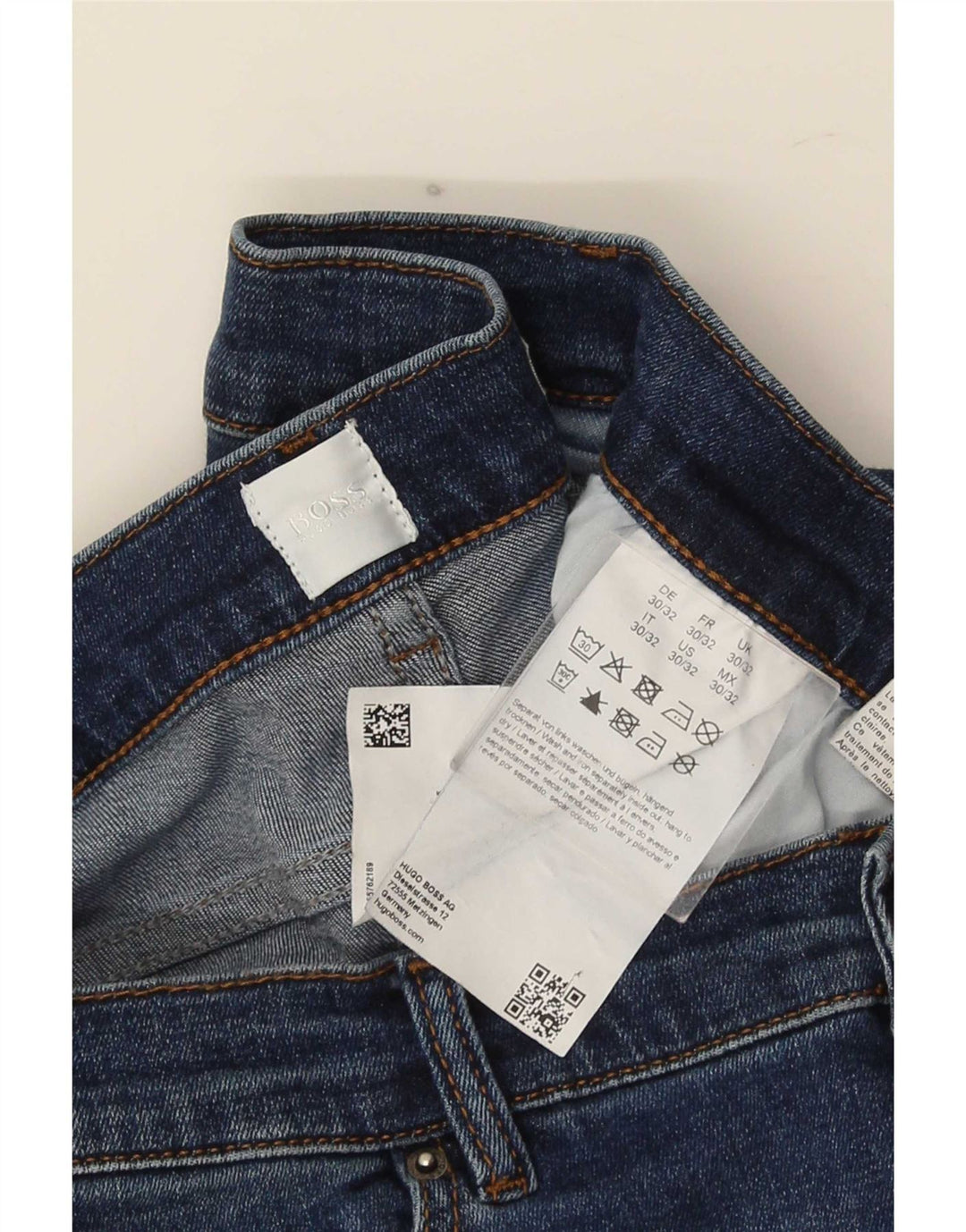 Vaqueros Hugo Boss Mujer Slim W30 L32 Algodón Azul