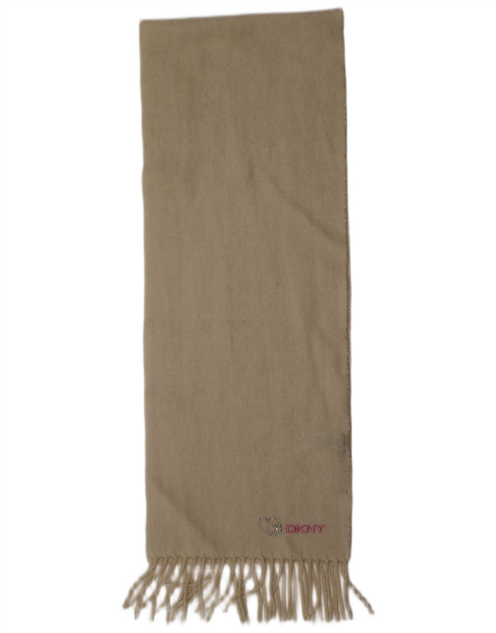 Bufanda Dkny Mujer Rectángulo Talla Única Lana Blanco Roto