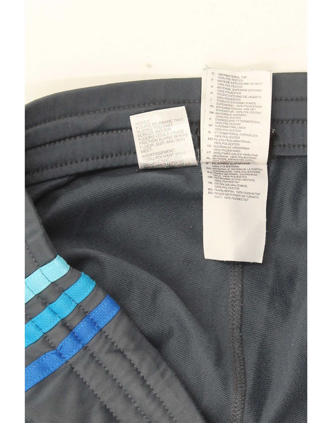 Adidas Pantalones de chándal para hombre UK 36/38 Small Gris Poliéster