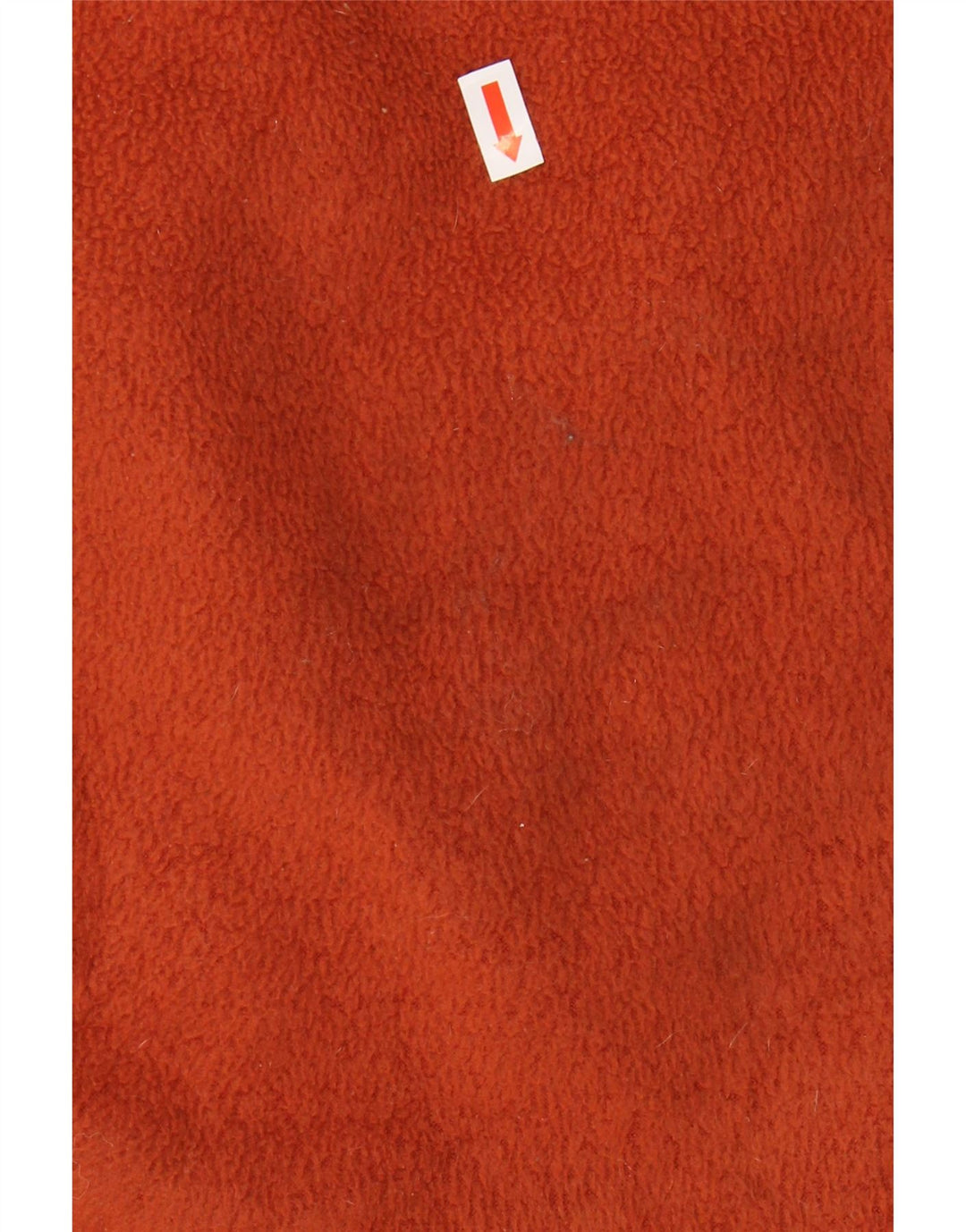 WOOLRICH Mens Fleece Gilet UK 40 Large Orange Polyester