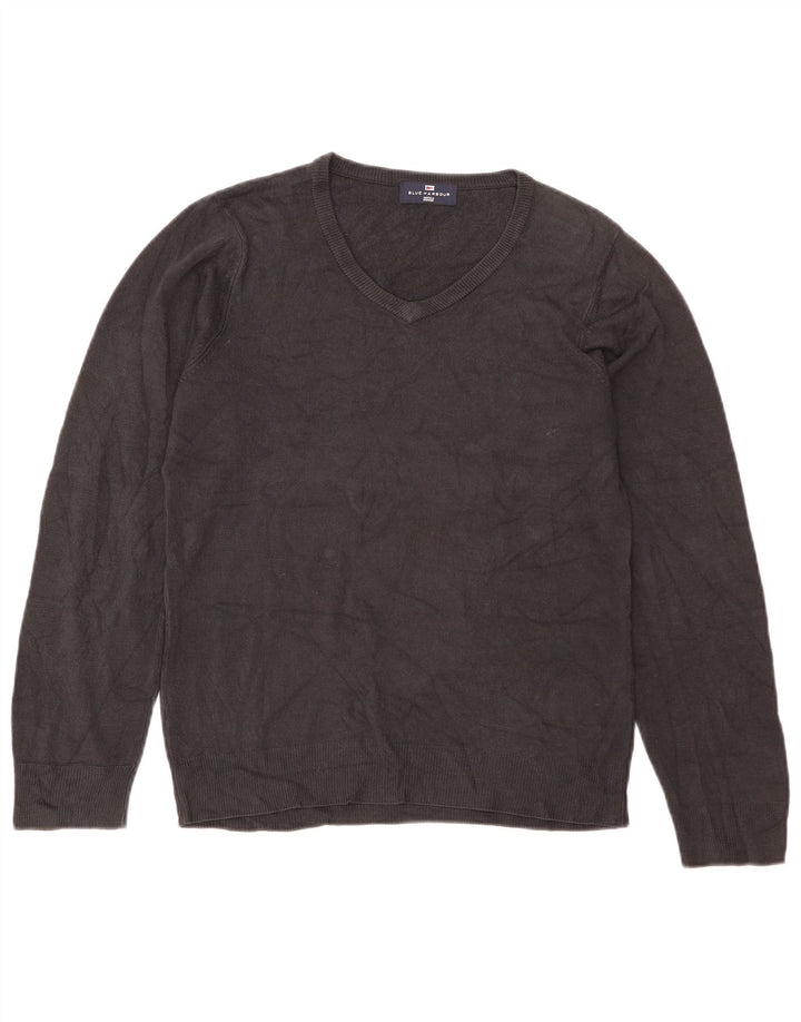 Marks & Spencer Jersey Azul Harbor con Cuello en V para Hombre Acrílico Gris Pequeño