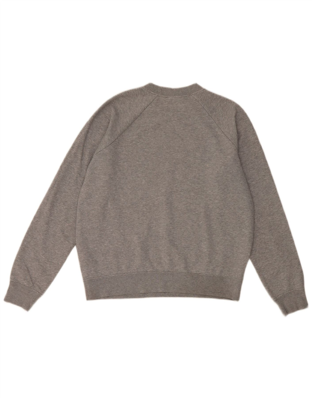 Nike Sudadera de gran tamaño con gráfico para mujer UK 10 Small Grey Cotton
