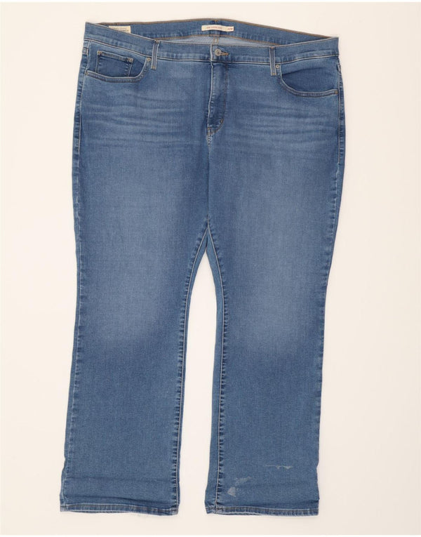 Levi's 315 Shaping Bootcut Jeans US 22 3XL W44 L30 Algodón Azul