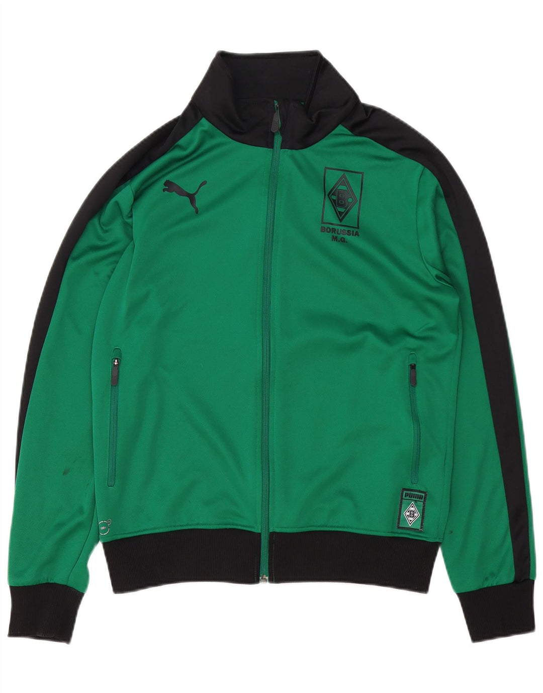 PUMA Mens Borussia Mönchengladbach Chándal Top Chaqueta Pequeño Verde