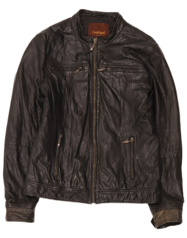 Conbipel Chaqueta de cuero para hombre IT 48 Medium Black