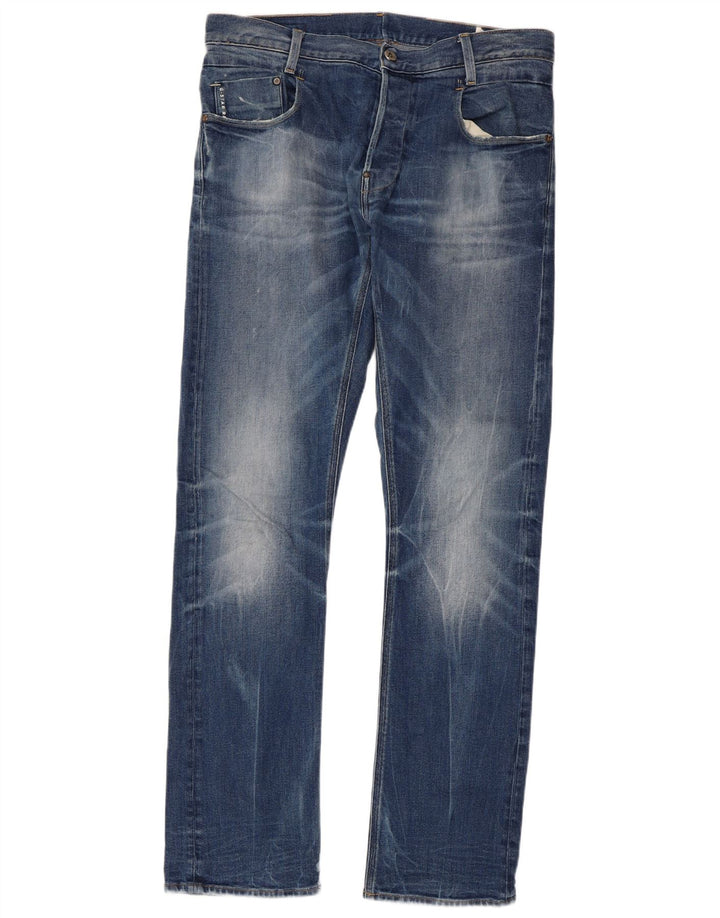 Vaqueros rectos para hombre G-STAR W36 L34 Algodón azul