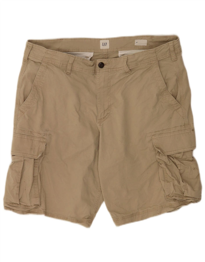 Gap Pantalones cortos cargo para hombre W36 Algodón beige grande