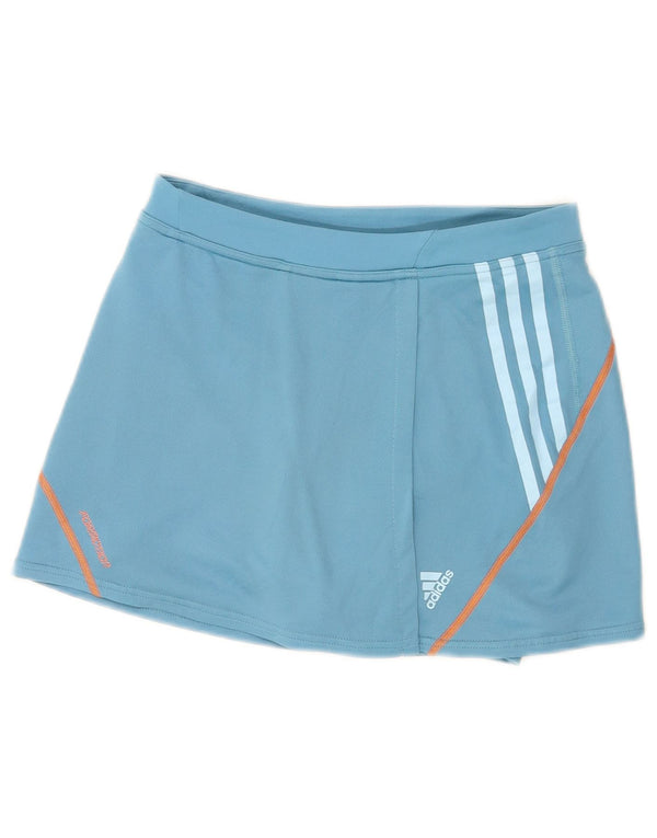 Adidas Mujer Skort UK 10 Pequeño Azul Poliéster
