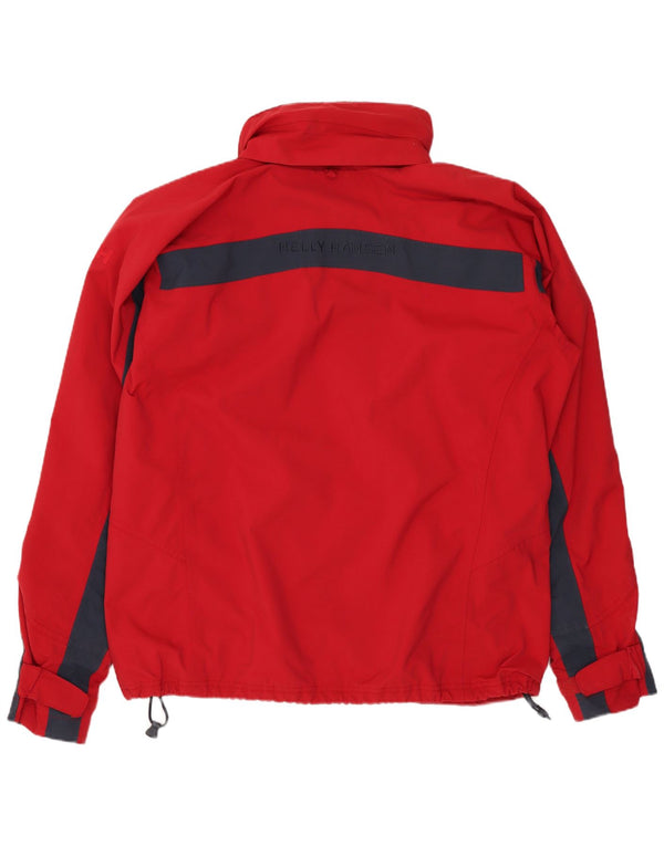 HELLY HANSEN Chaqueta cortavientos para hombre UK 38 Medium Red Colourblock Nylon