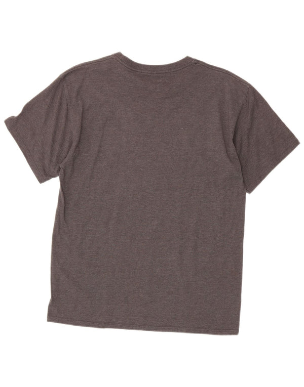 Champion Mens Graphic T-Shirt Top Medium Grey