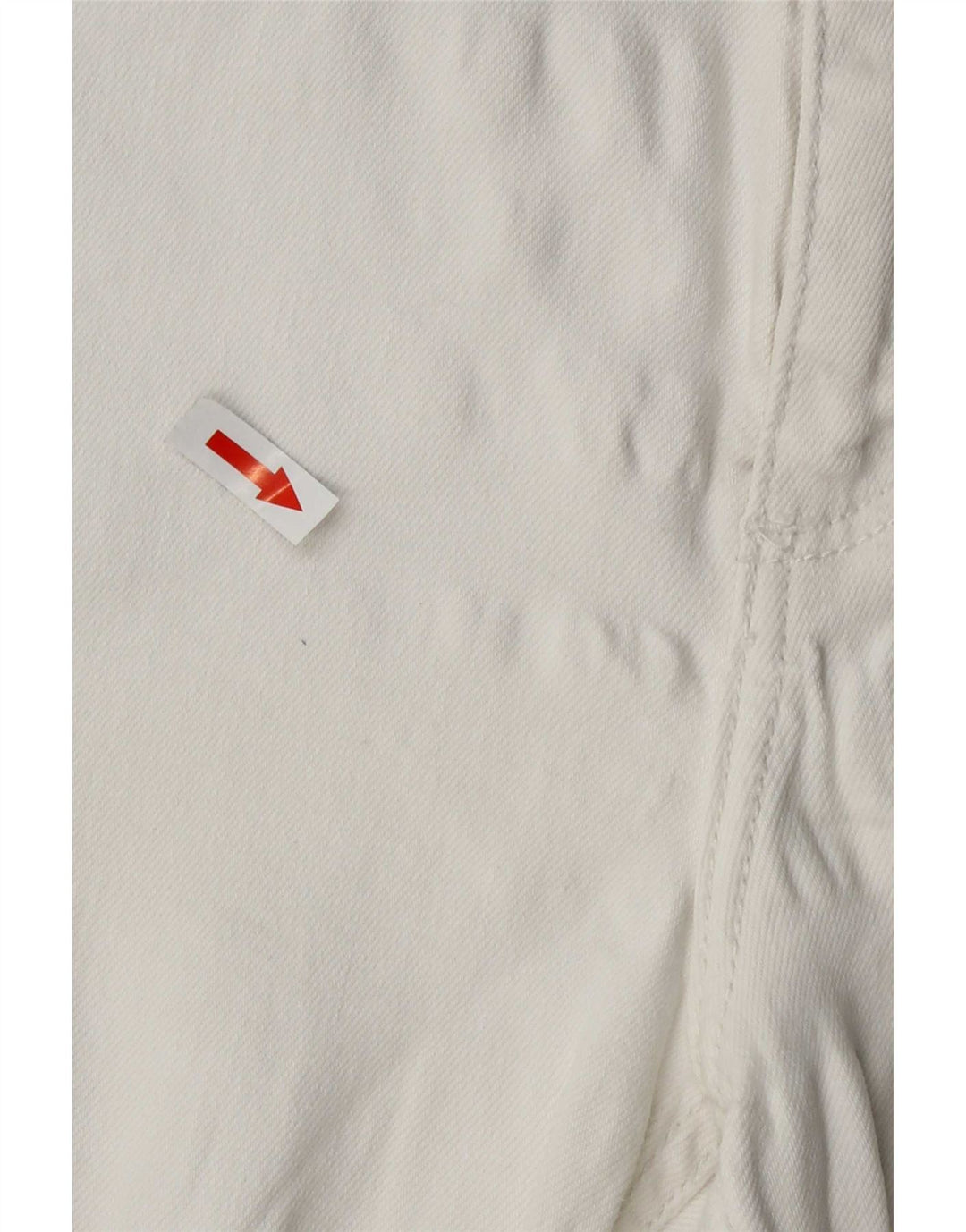Zara Mujer Pantalones Cortos Rectos Grande W32 L25 Blanco