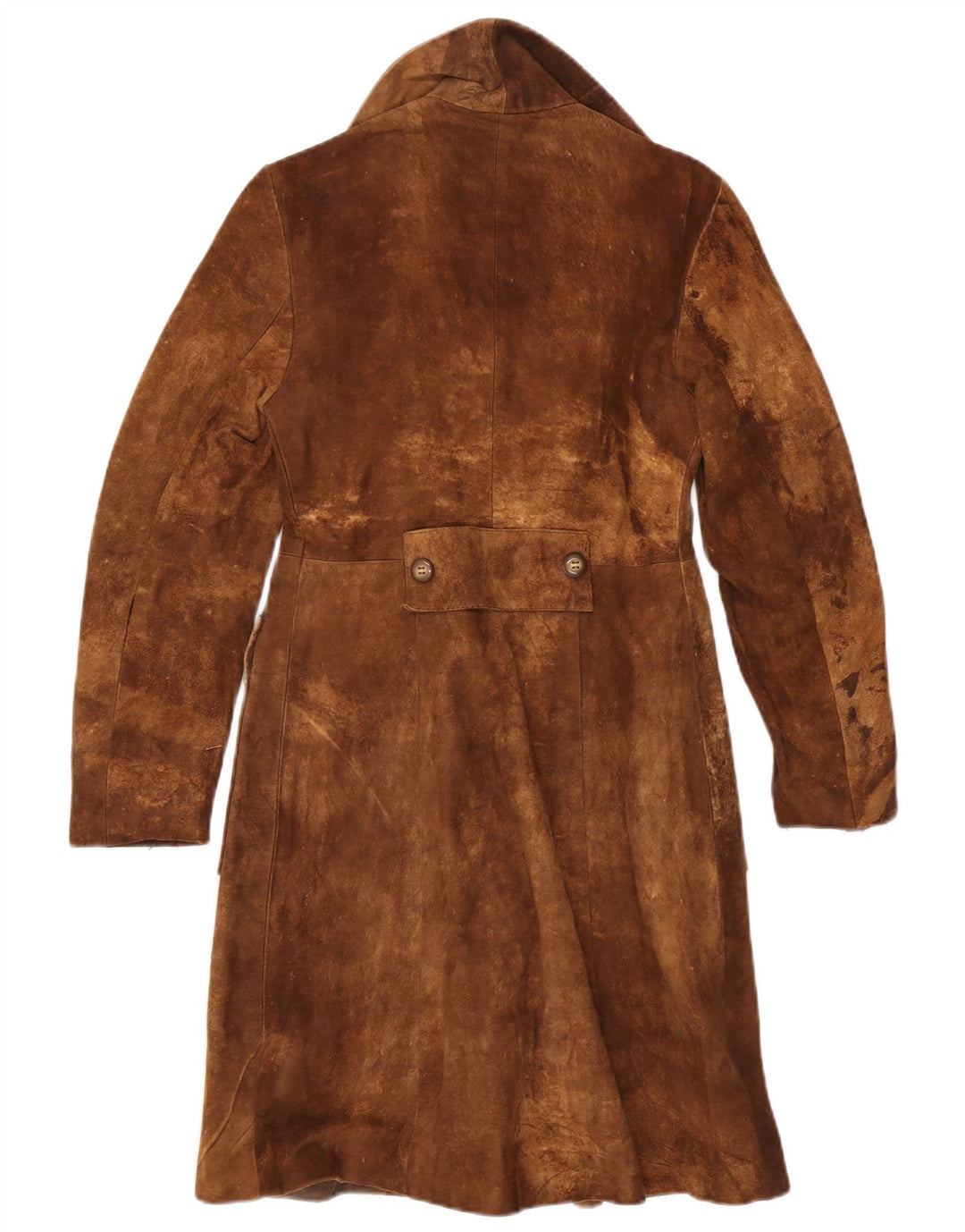 Vintage mujer ante abrigo Reino Unido 10 pequeño marrón