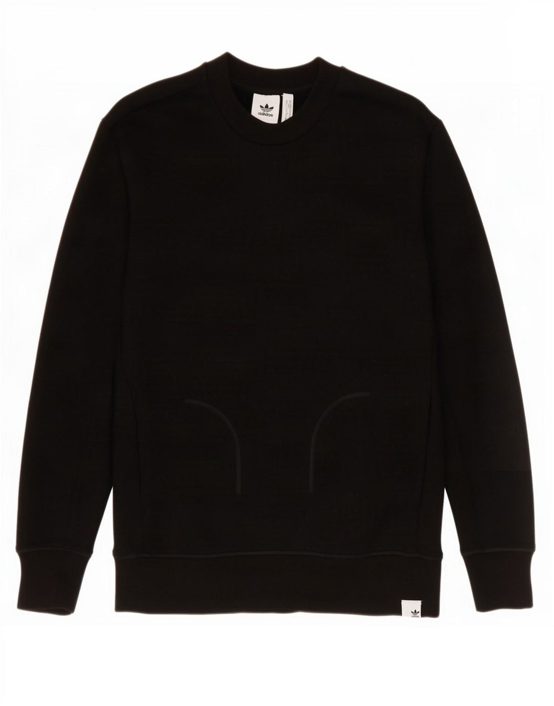Adidas Hombre Sudadera Jumper Medium Negro Algodón