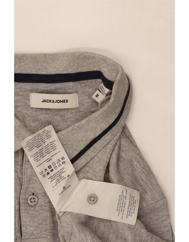 Polo Jack & Jones Hombre De Algodón Moteado Gris Medio