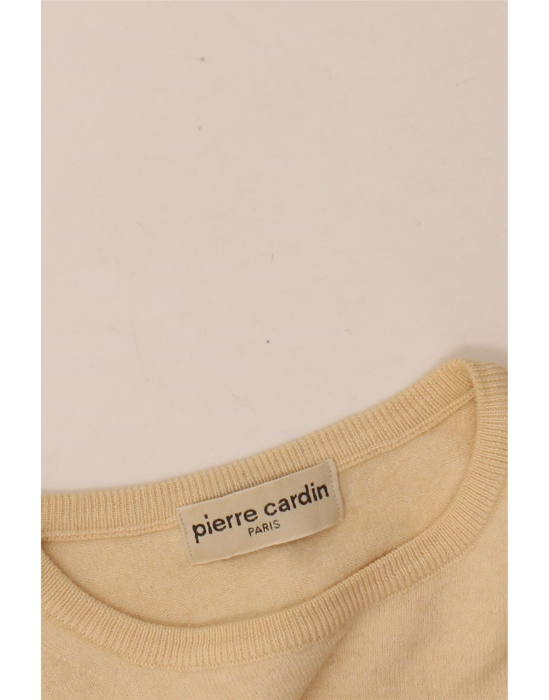 PIERRE CARDIN Jersey con cuello barco para mujer UK 12 Medium Beige