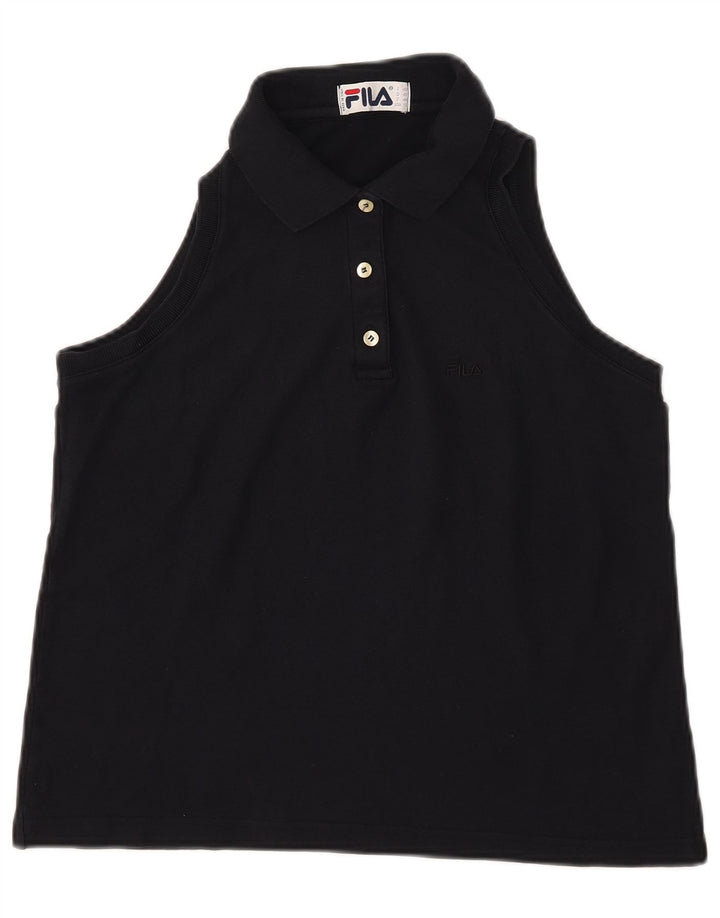 FILA Polo sin mangas para mujer IT 48 XL Azul marino