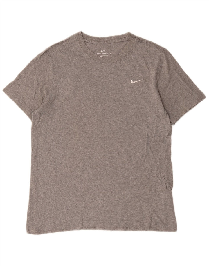 Camiseta Nike Hombre Top Gris Medio Algodón