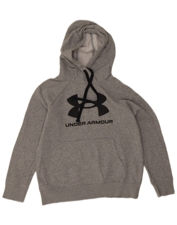 Under Armour Jersey con capucha extragrande gráfico para mujer Reino Unido 6 XS Gris moteado