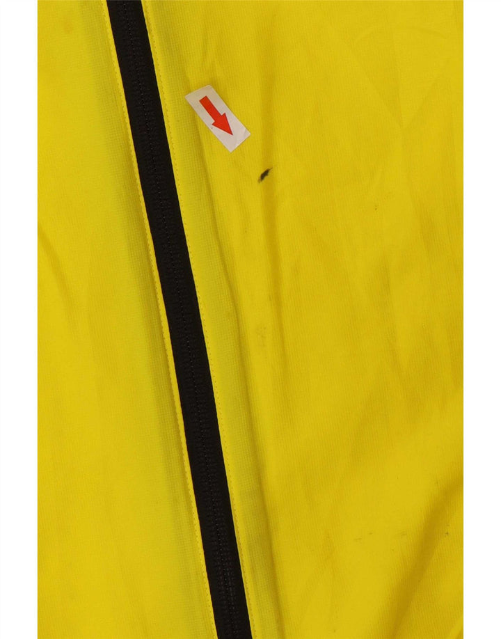 Adidas Chaqueta impermeable a prueba de clima para hombre Reino Unido 40 Poliéster amarillo grande