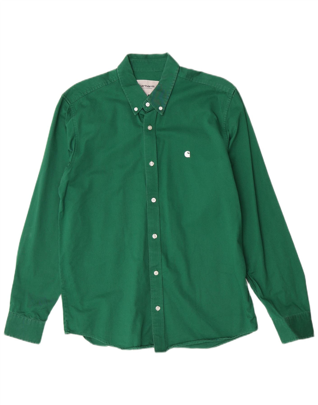 Camisa Carhartt Hombre Regular Fit Algodón Verde Medio