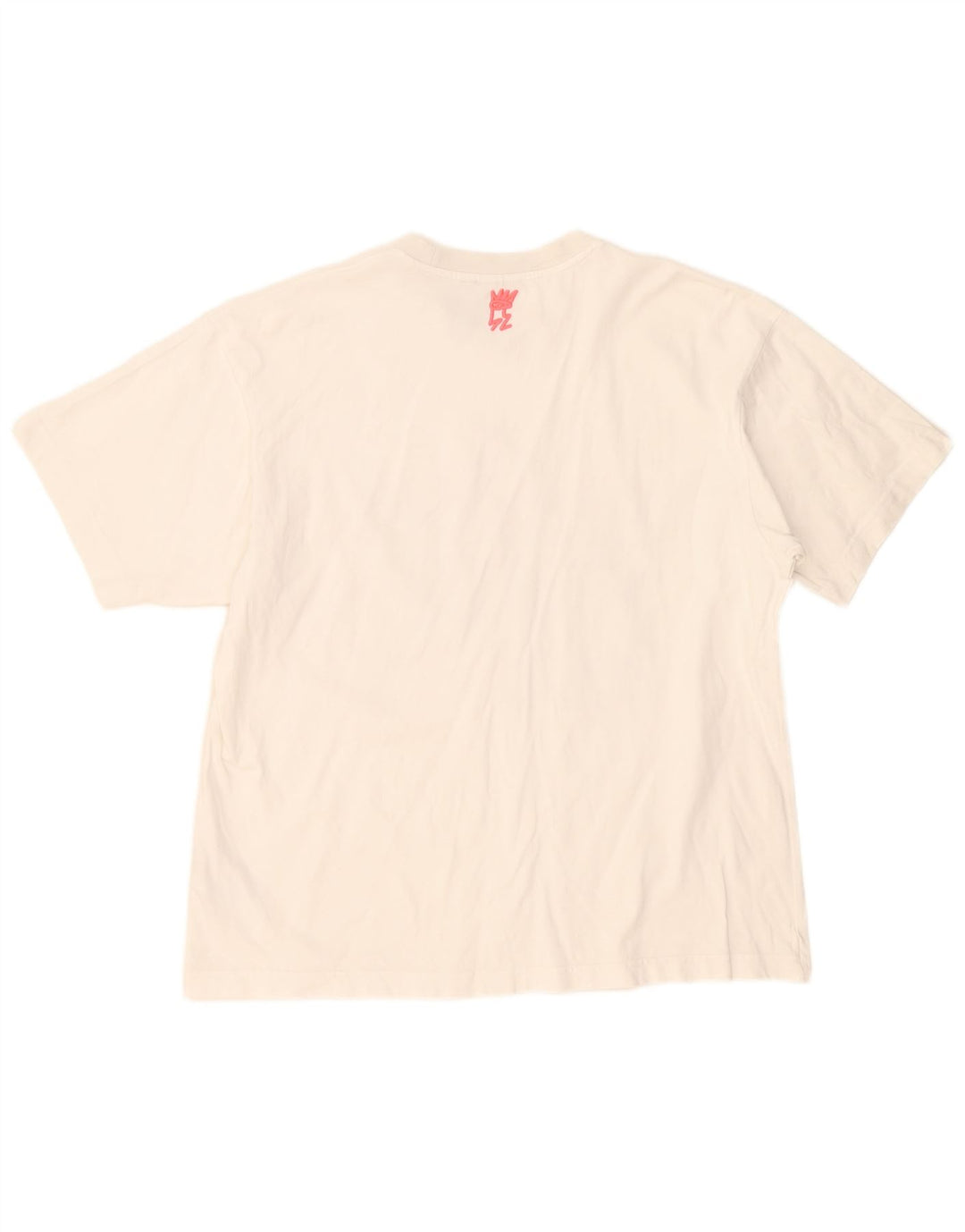 Adidas - Camiseta gráfica para hombre, talla mediana, algodón blanco