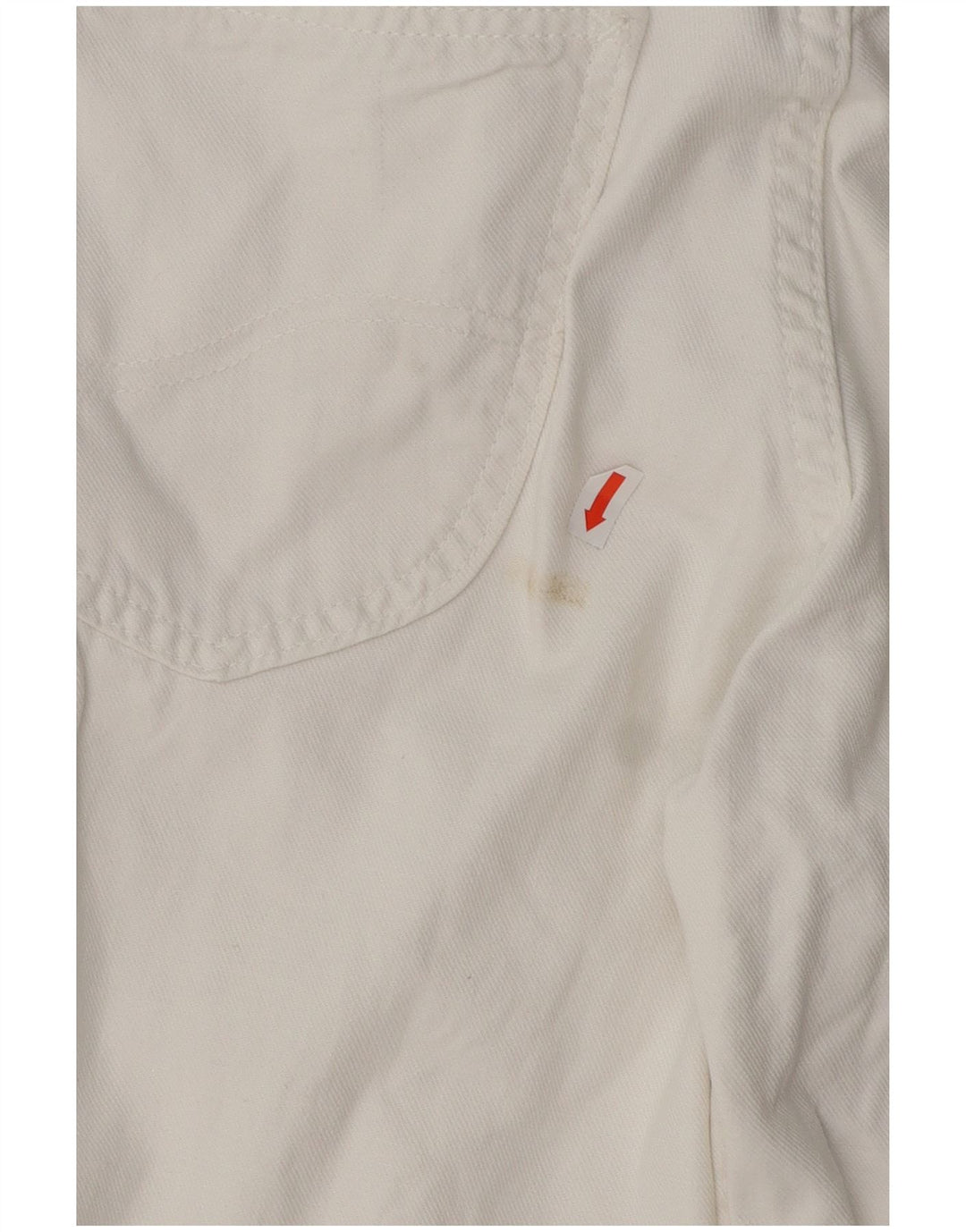 Lee Jeans acampanados para mujer US 12 Large W31 L29 Algodón blanco