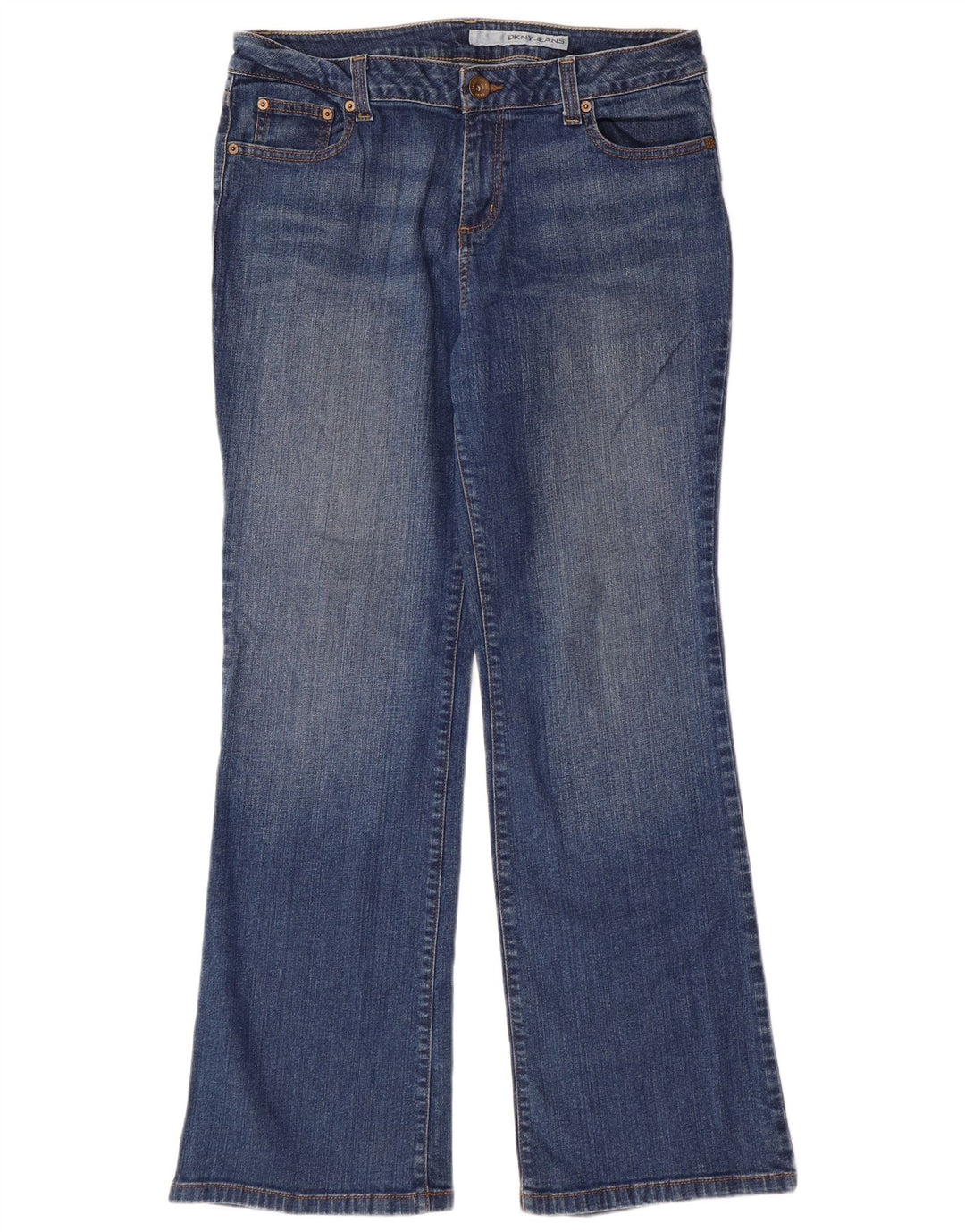 Dkny Jeans Bootcut para Mujer US 16 2XL W35 L32 Algodón Azul