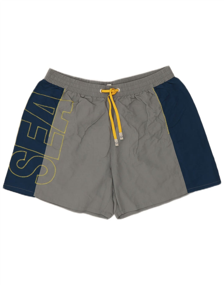 SERGIO TACCHINI Bañador gráfico hombre XL Gris Colorblock Poliamida