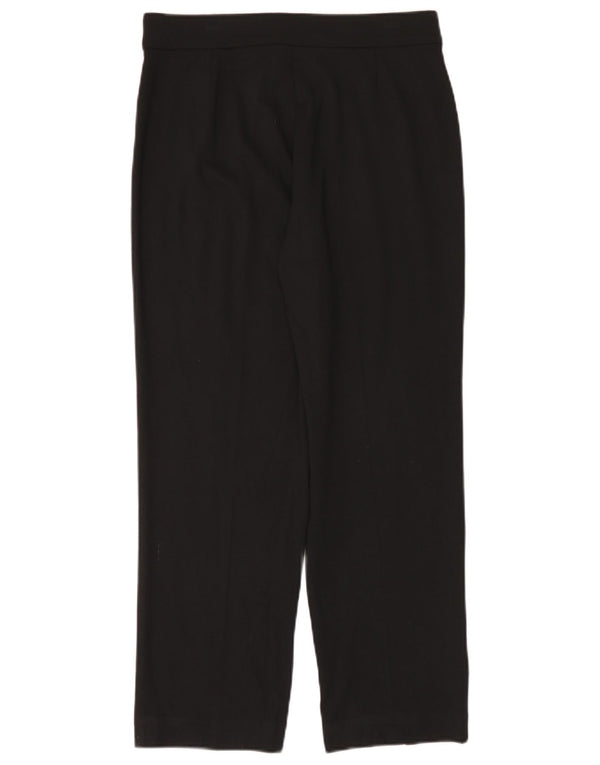 Marks & Spencer Pantalones cortos casuales para mujer UK 12 Medium W30 L27 Negro