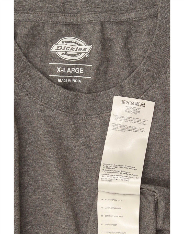 Dickies Camiseta Hombre Top XL Gris Algodón
