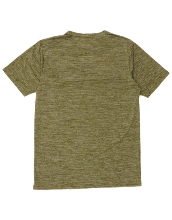 Camiseta Adidas Hombre Top Large Verde Moteado