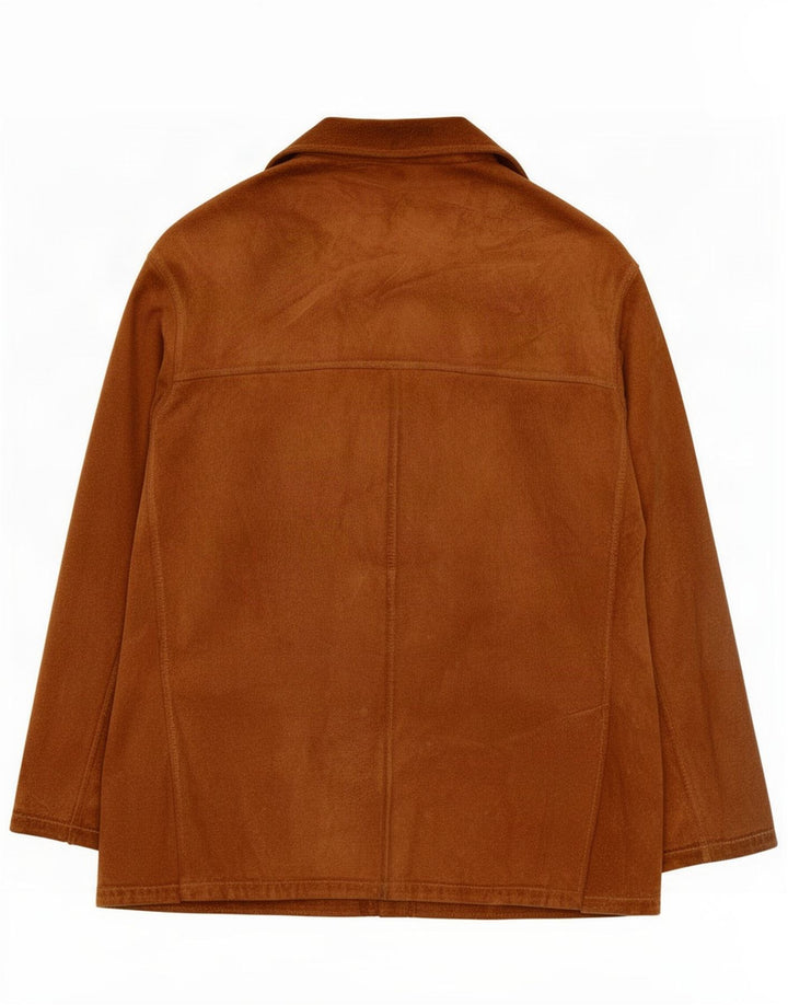 Chaqueta De Ante Extragrande Mujer Conbipel IT 42 Cuero Beige Medio