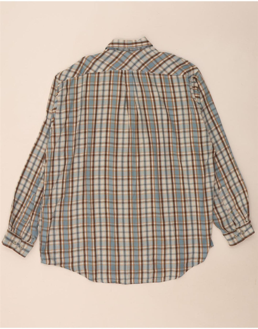 Marlboro Classics Camisa de franela para hombre 2XL Algodón a cuadros azules