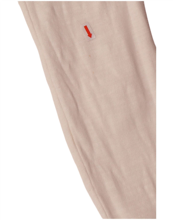 J. CREW Sudadera extragrande para mujer, talla 10, algodón blanco pequeño