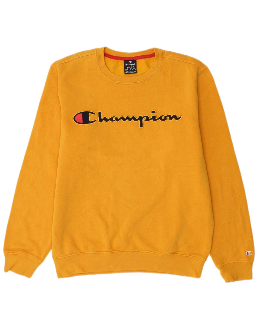 Champion Sudadera Gráfica Jumper De Algodón Amarillo Medio |