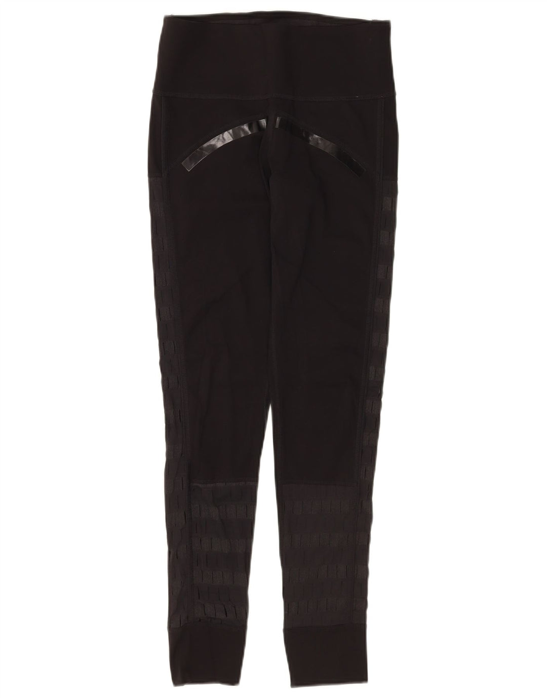 ADIDAS Leggings gráficos Stella McCartney para mujer Reino Unido 8 Pequeño negro a rayas