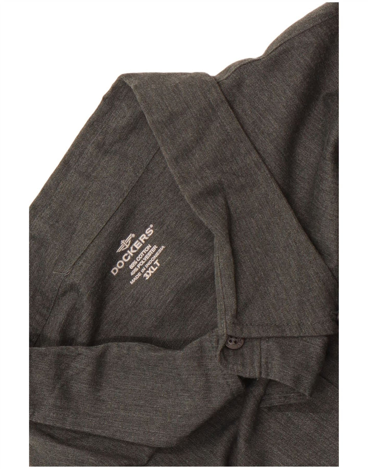 Dockers Camisa alta para hombre 3XL Algodón gris