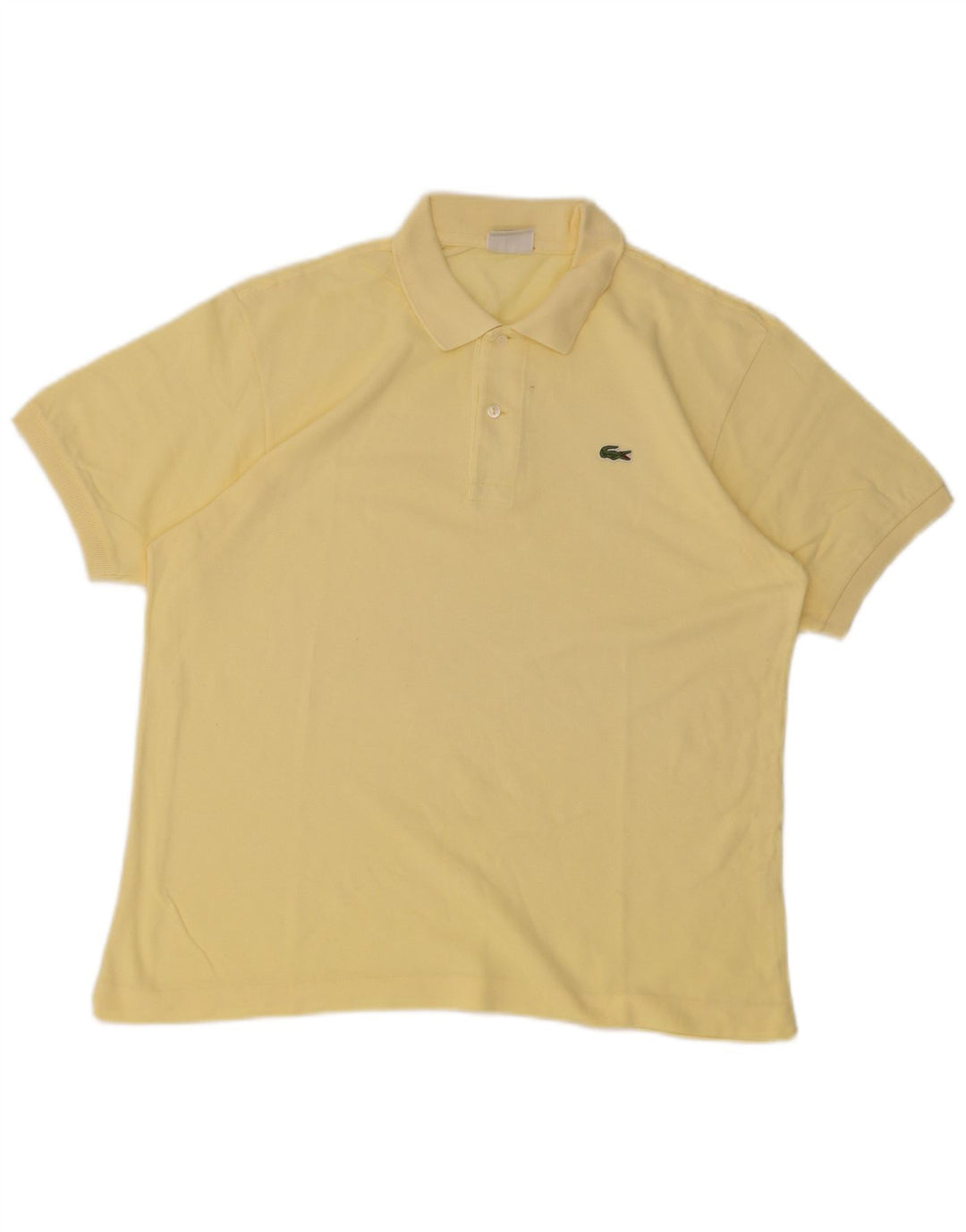 Polo Lacoste para hombre talla 5 grande amarillo