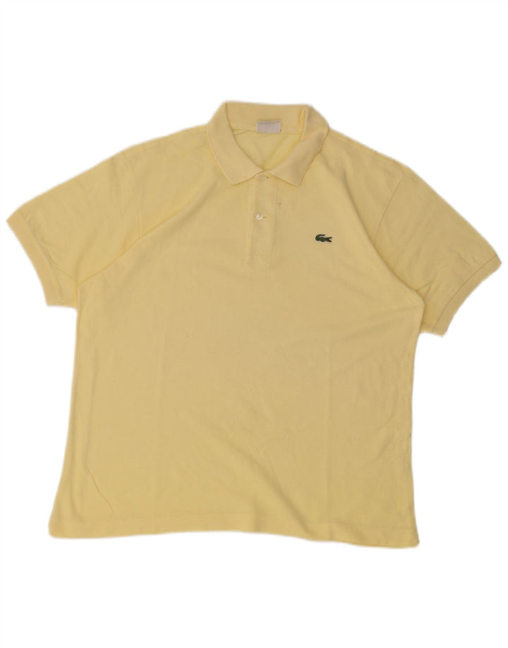 Polo Lacoste para hombre talla 5 grande amarillo