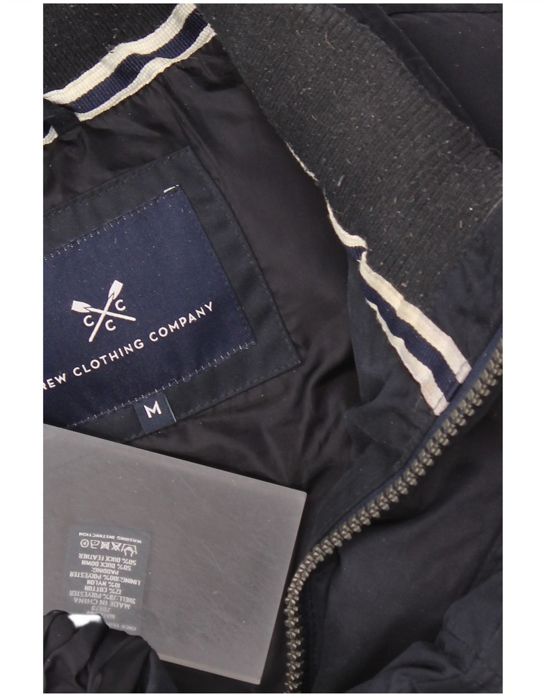 Crew Clothing Chaleco acolchado para hombre UK 38 Medio Azul marino Poliéster