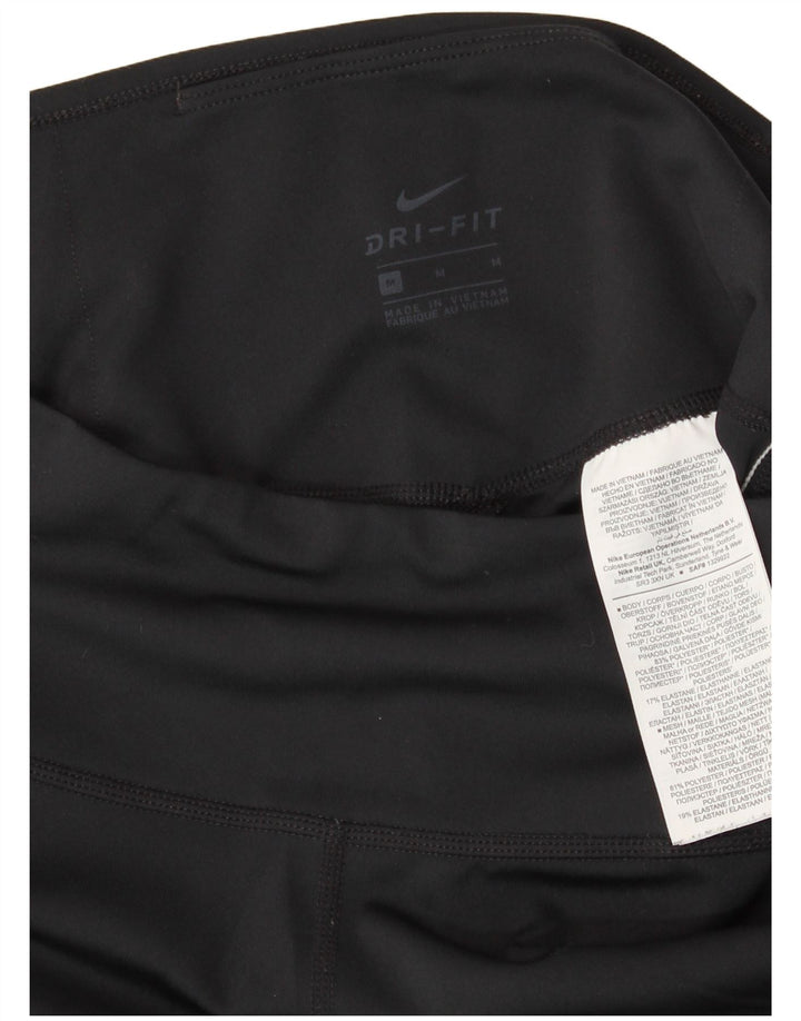 NIKE Leggings capri gráficos Dri Fit para mujer, talla M, color negro