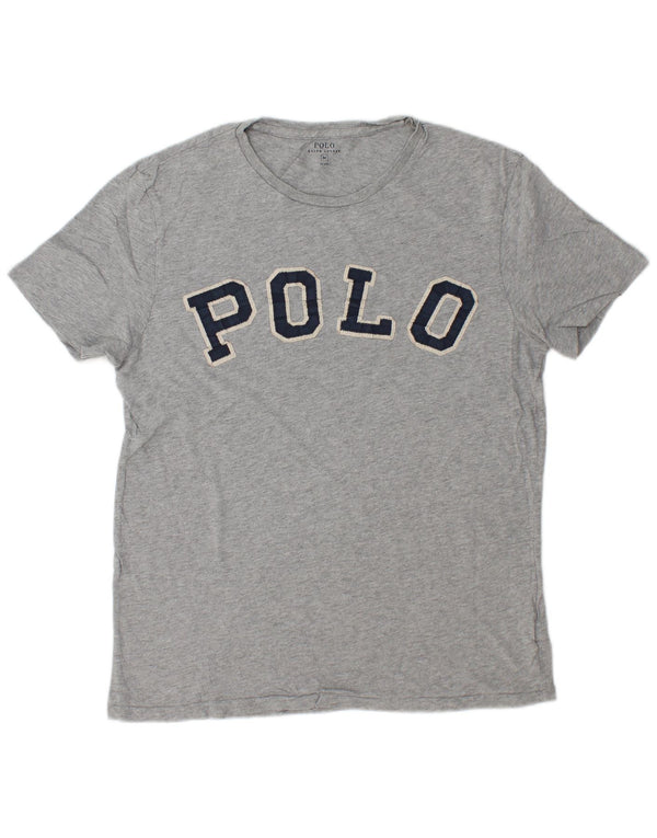 Polo Ralph Lauren Camiseta gráfica para hombre Top Algodón gris medio