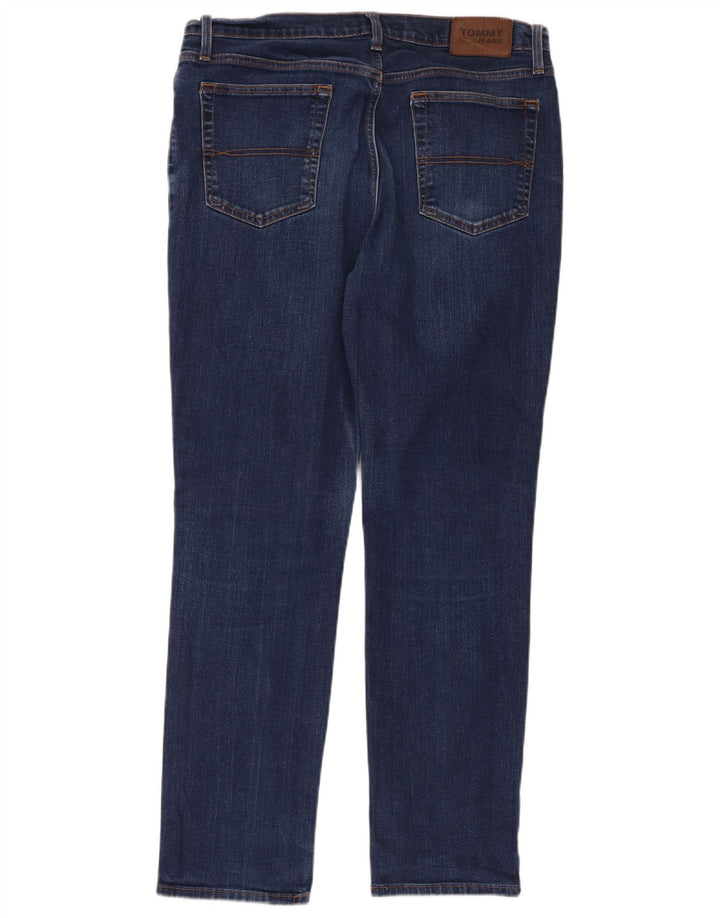 Tommy Hilfiger Vaqueros Droite Slim para Hombre W36 L32 Azul