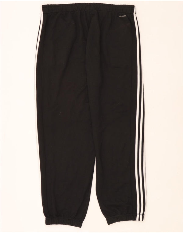 Adidas Hombre Climalite Chándal Pantalones Joggers XL Negro Poliéster