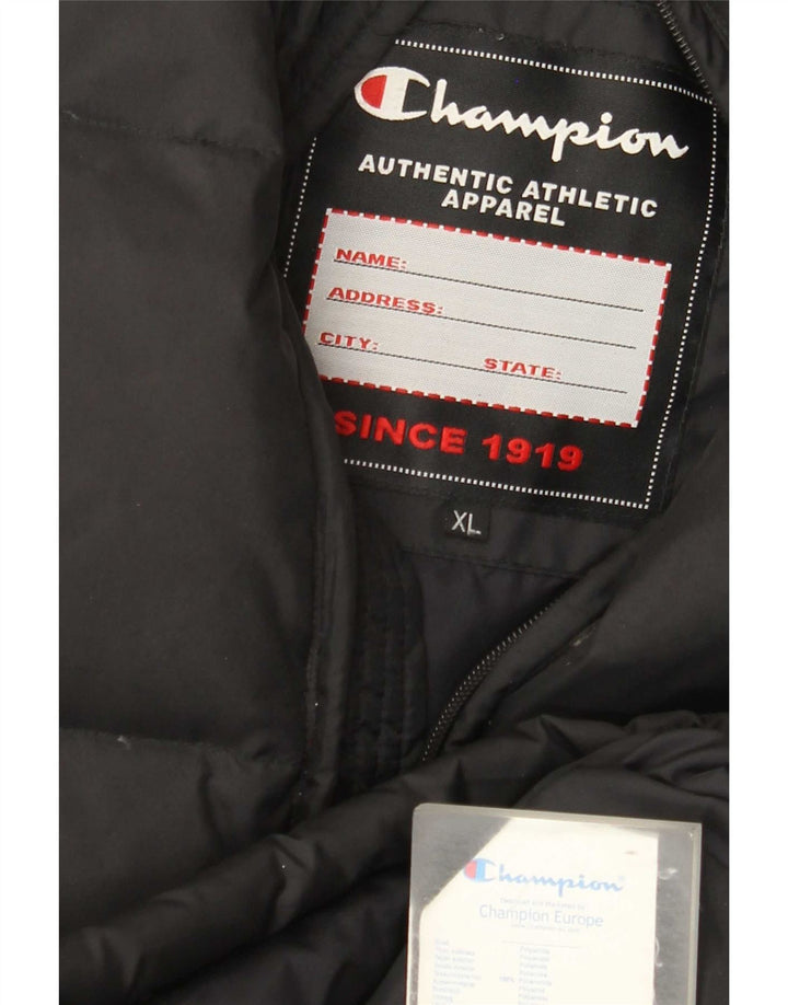 Champion Chaleco acolchado para hombre UK 42 XL Poliamida negra