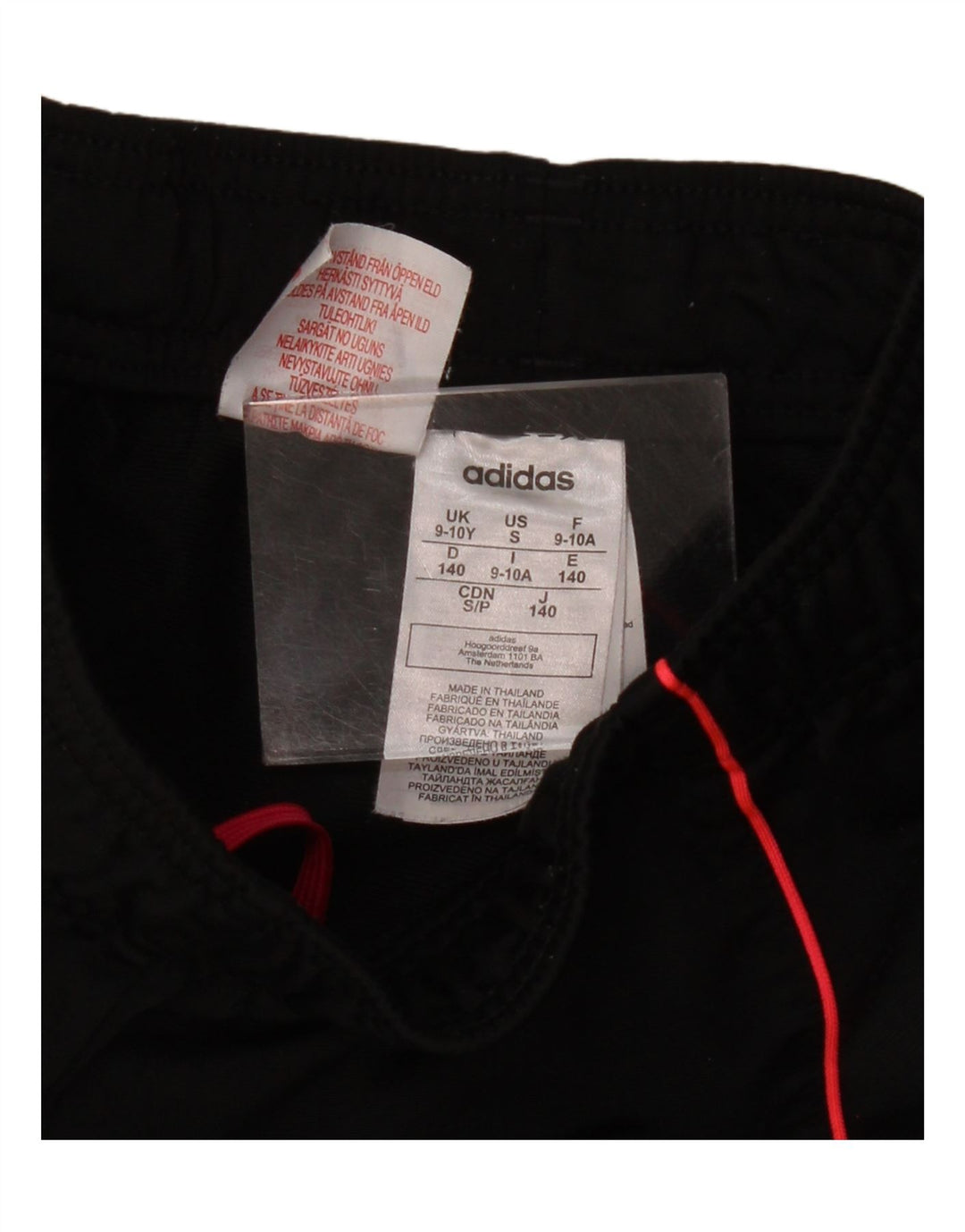 ADIDAS Pantalón Chándal Niña Joggers 9-10 Años Negro Poliéster